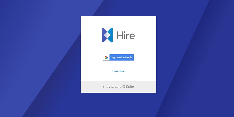 Google Hire for G-Suite